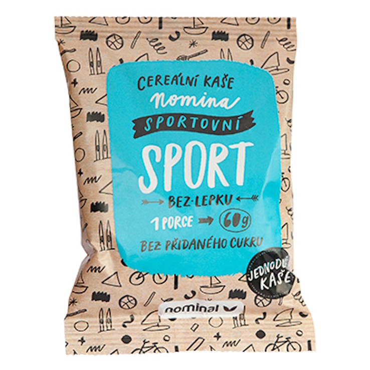 Nominal Cereálna kaša Nomina sport instantná kaša bez lepku 60 g kúpite na Mojalekaren.sk