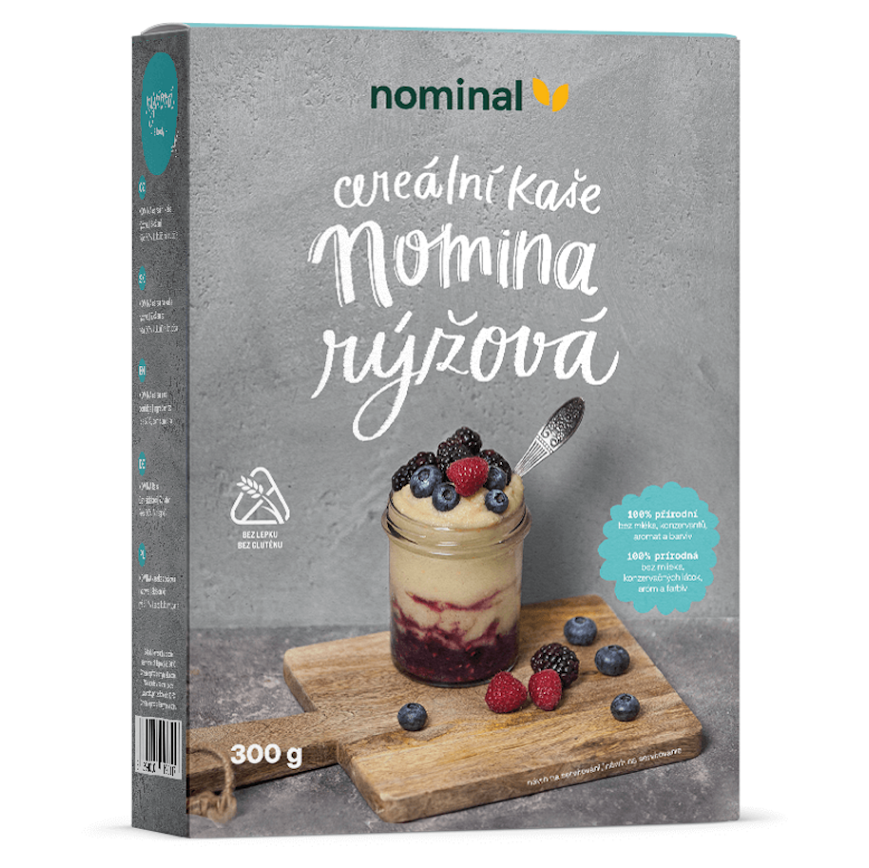 Nominal Cereálna kaša Nomina ryžová instantná kaša bez lepku 300 g kúpite na Mojalekaren.sk