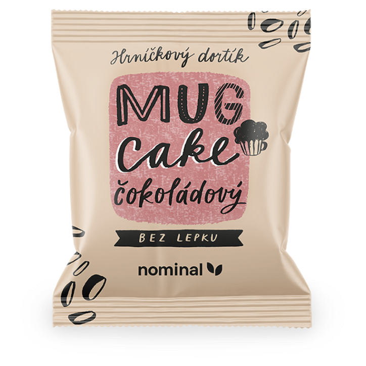 NOMINAL Hrnčeková torta MUG CAKE Čokoládová bez lepku 60 g