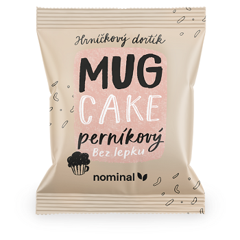 NOMINAL Hrnčekový koláčik MUG CAKE Perníkový bez lepku 60 g