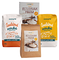 NOMINAL Špaldové, bezlepkové a celozrnné múky