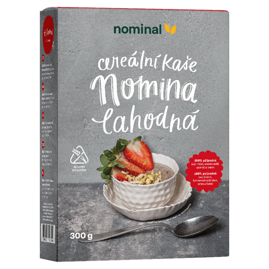Nominal Cereálna kaša Nomina lahodná instantná kaša bez lepku 300 g kúpite na Mojalekaren.sk
