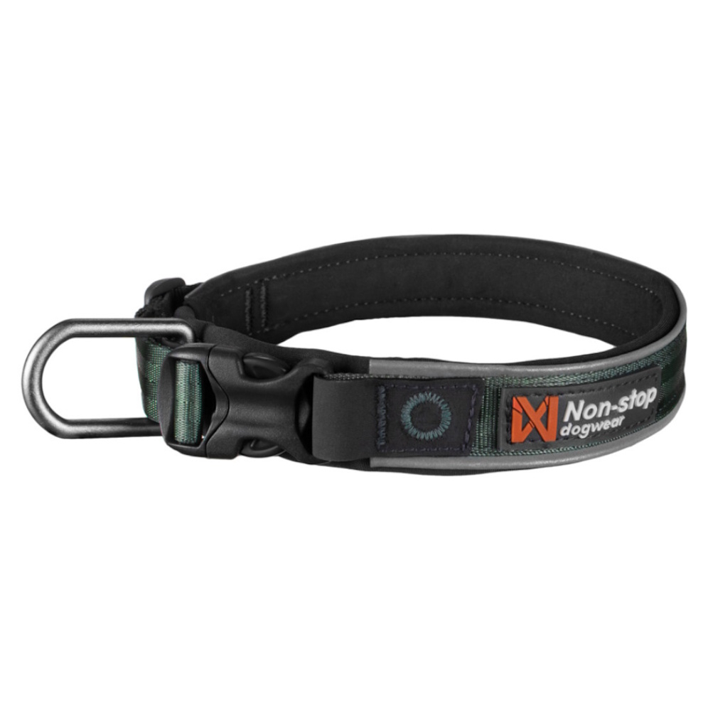 E-shop NON-STOP Dogwear Roam obojok pre psov zelený 1 ks, Veľkosť: XS