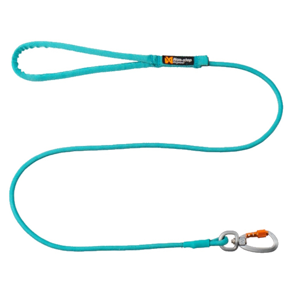 E-shop NON-STOP Dogwear Trekking rope leash teal vodítko pre psov 2 m, Hrúbka vodítka (mm): 8