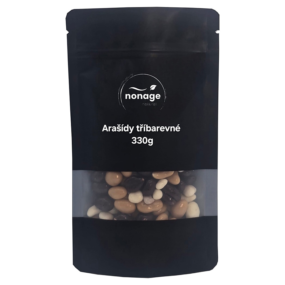 NONAGE Arašidy trojfarebné 330 g