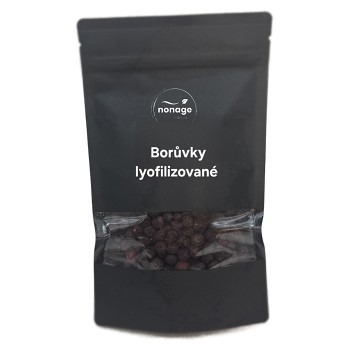 NONAGE Čučoriedky celé lyofilizované 80 g (Rôznorodé ovocie) - Prírodné, Jednozložkové, Lyofilizované