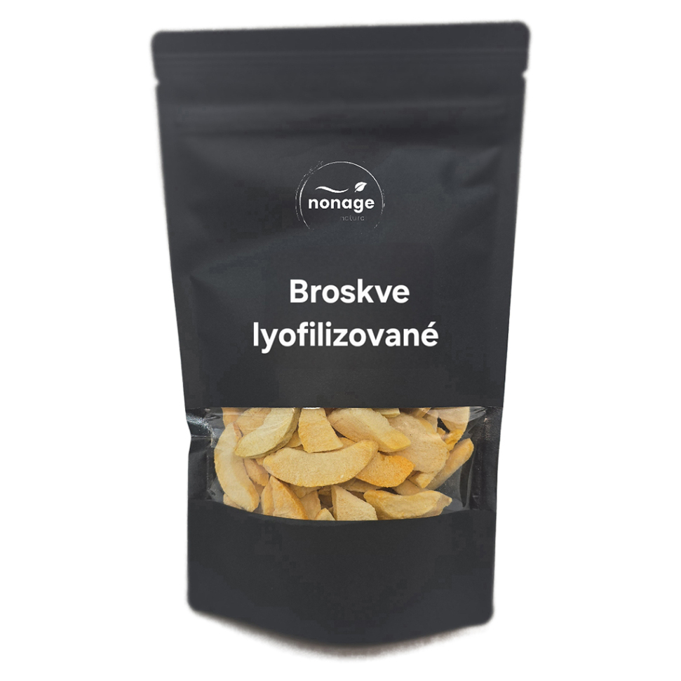NONAGE Broskyne plátky lyofilizované 80 g