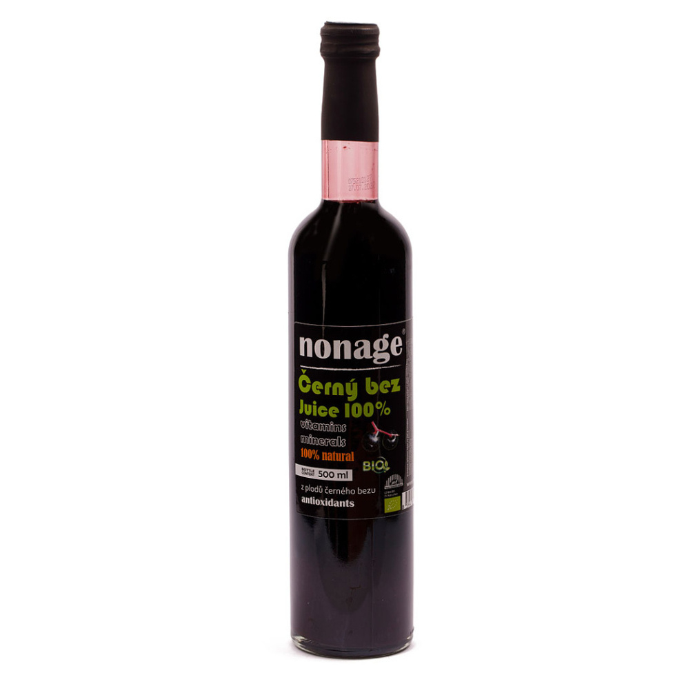NONAGE Čierna baza 100% Juice Premium 500 ml BIO