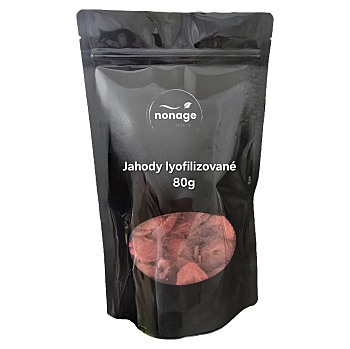 NONAGE Jahody plátky lyofilizované 80 g (Jahody)
