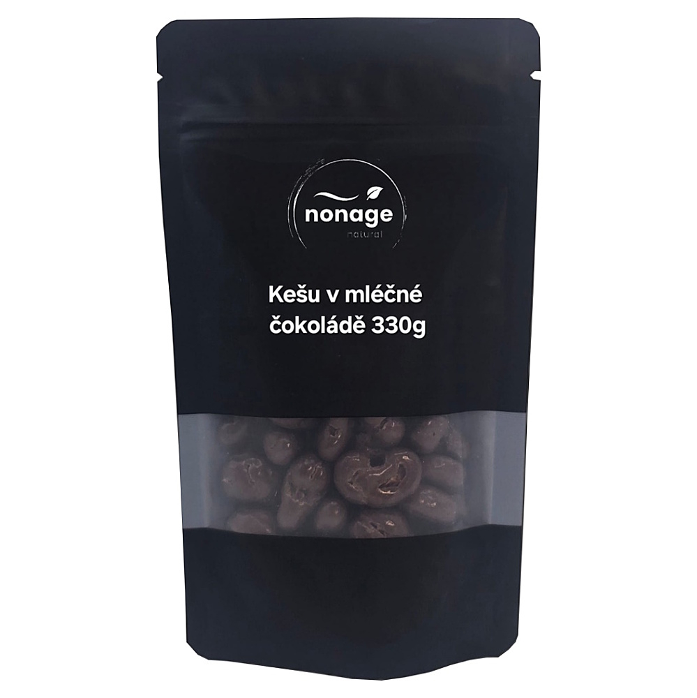 NONAGE Kešu v mliečnej čokoláde 330 g