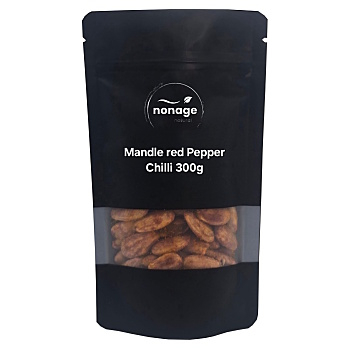 NONAGE Mandle red pepper chilli 300 g (Mandle) - Slané, Pražené