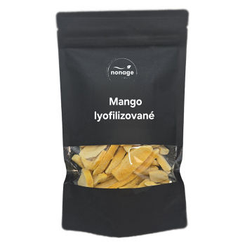 NONAGE Mango plátky lyofilizované 80 g (Rôznorodé ovocie) - Prírodné, Jednozložkové, Lyofilizované