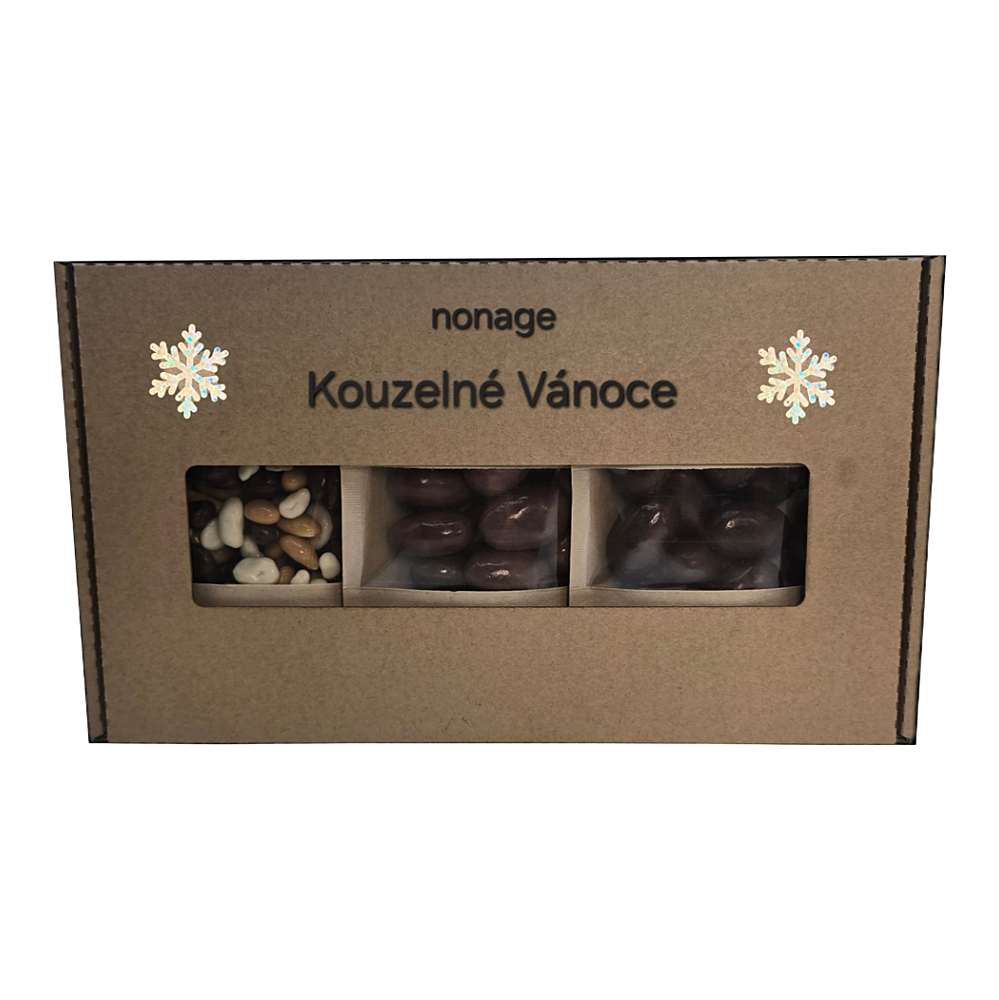 NONAGE Vianočný set orechy v čokoláde 300 g