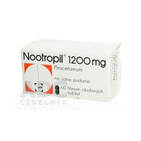 Príbalový leták - NOOTROPIL 1200 mg 60 filmom obalených tabliet ...