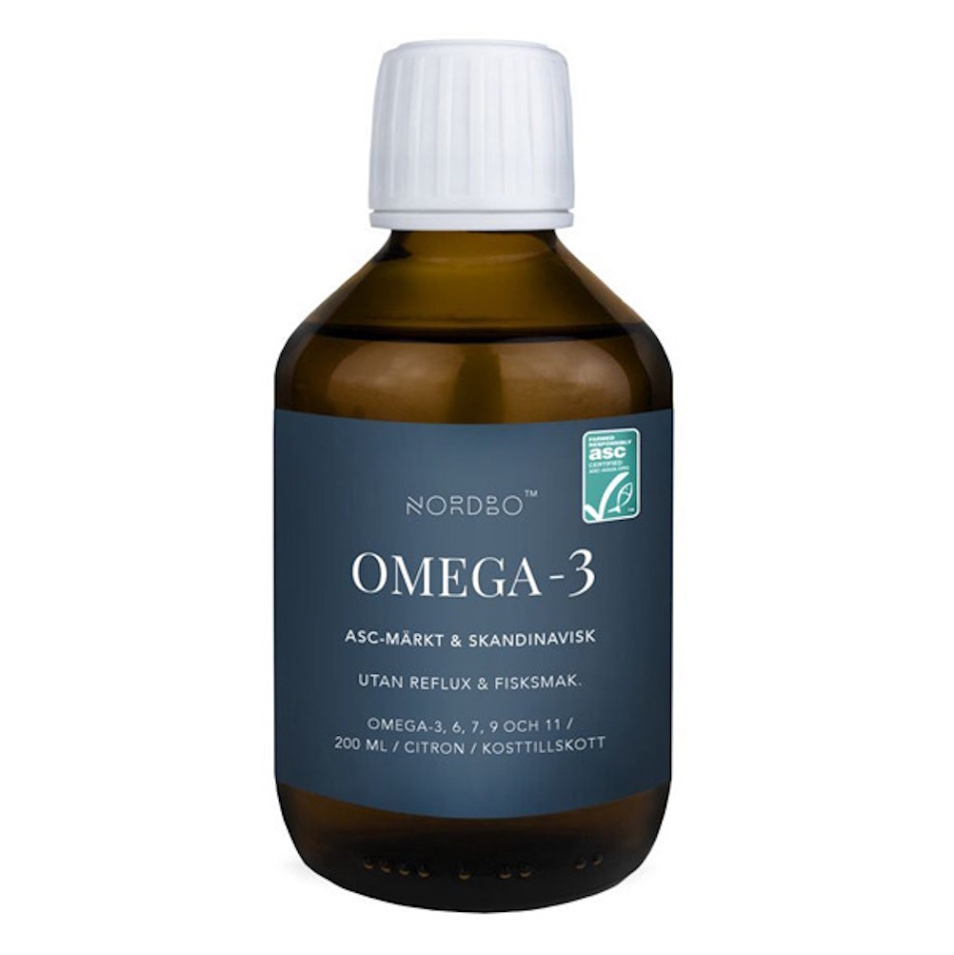 NORDBO Omega-3 pstruhový olej 200 ml