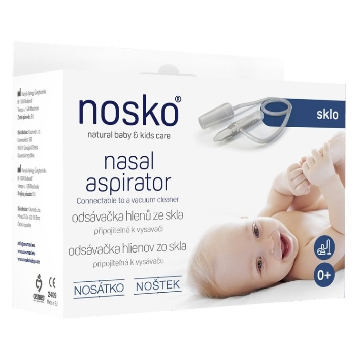 NOŠTEK ODSÁVAČKA HLIENOV ZO SKLA