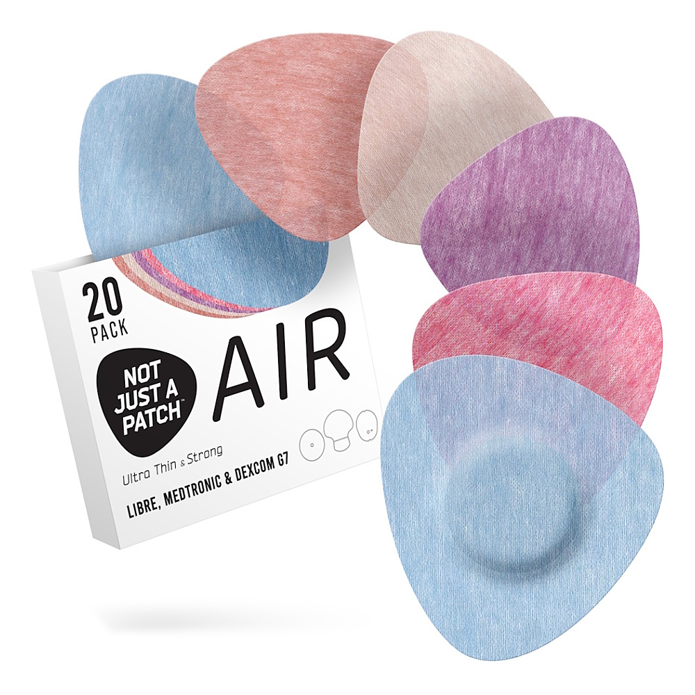 E-shop NOT JUST A PATCH Air náplasť pre CGM senzory viacfarebná 20 kusov