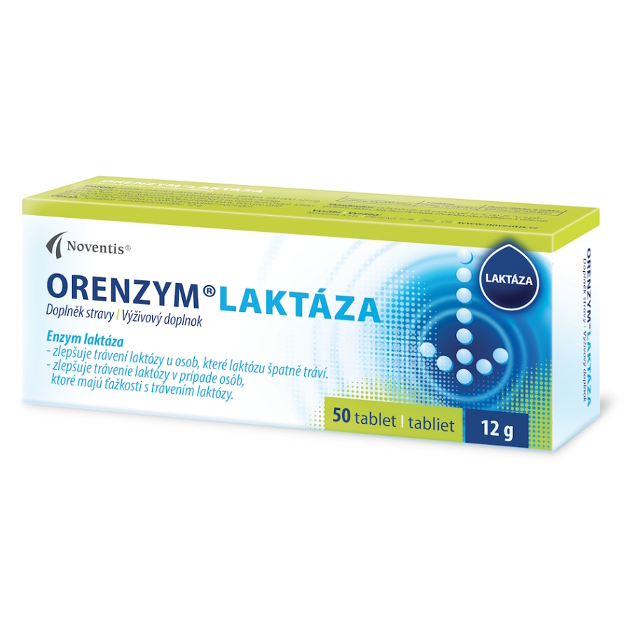 NOVENTIS Orenzym Laktáza 50 tabliet kúpite na Mojalekaren.sk