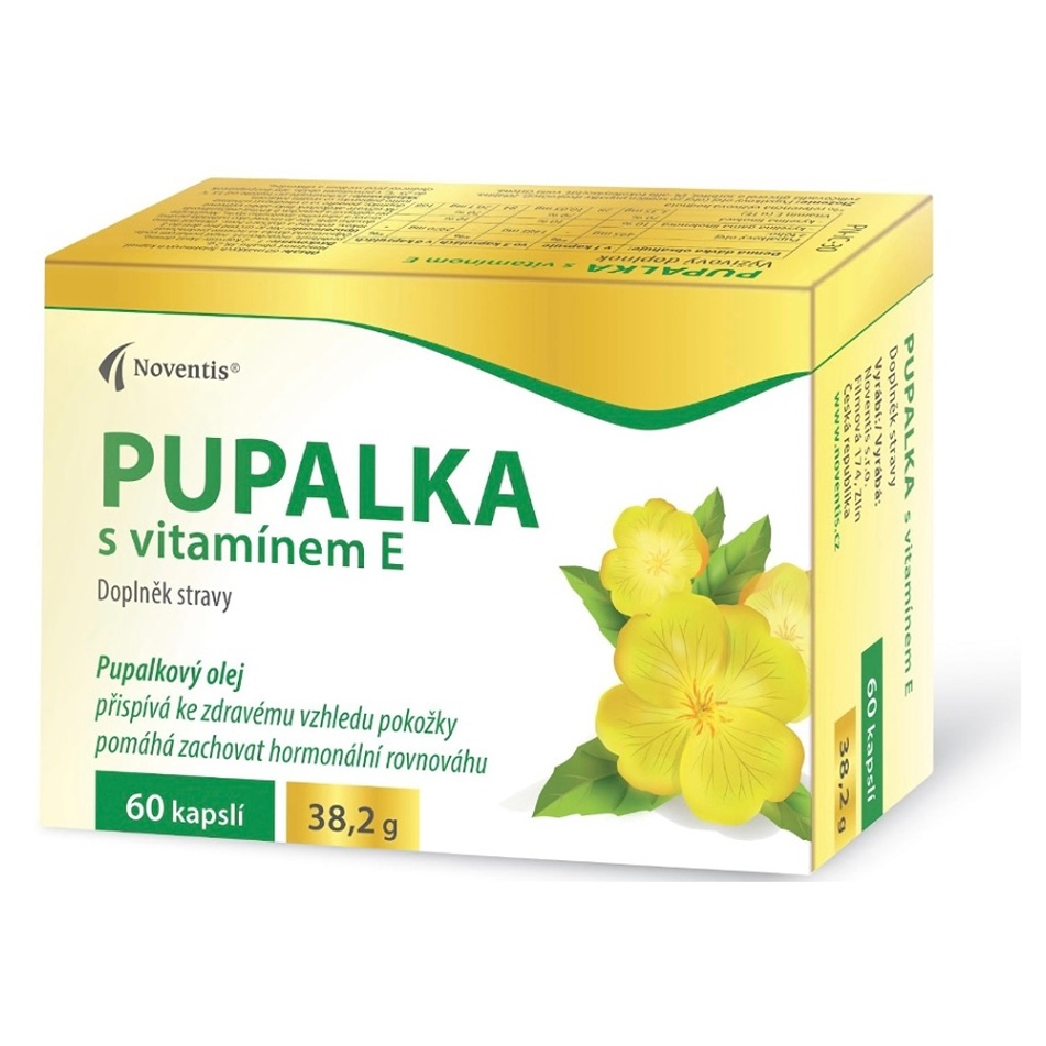 NOVENTIS Pupalka s vitamínom E 60 kapsúl kúpite na Mojalekaren.sk