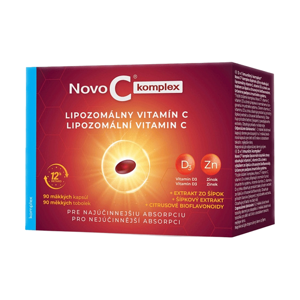 E-shop NOVO C komplex Lipozomálny vitamín C mäkké 90 kapsúl