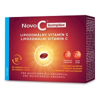 NOVO C Komplex Lipozomálny vitamín C + vitamín D3 + zinok 30 kapsúl