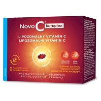 NOVO C Komplex Lipozomálny vitamín C + vitamín D3 + zinok 60 kapsúl