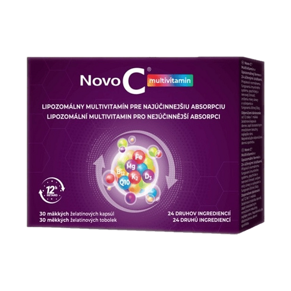 E-shop NOVO C multivitamín mäkké 30 kapsúl