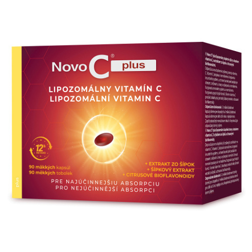 NOVO C PLUS Lipozomálny vitamín C 90 mäkkých kapsúl kúpite na Mojalekaren.sk