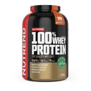 NUTREND 100% Whey proteín jahoda 2250 g