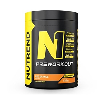 NUTREND N1 Pre workout červený pomaranč 510 g (Pred tréningom)