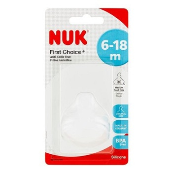 NUK First Choice Plus Cumlík na mlieko 6-18 mesiacov