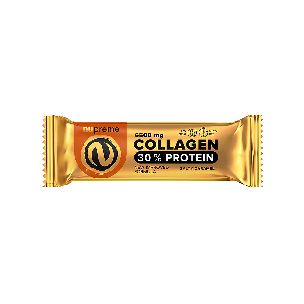 Nupreme Collagen Protein proteínová tyčinka s kolagénom príchuť Salted Caramel 50 g