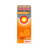 NUROFEN pre deti Pomaranč perorálna suspenzia 200 ml