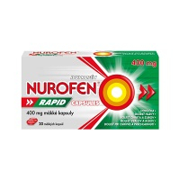 NUROFEN Rapid 400 mg 20 mäkkých kapsúl