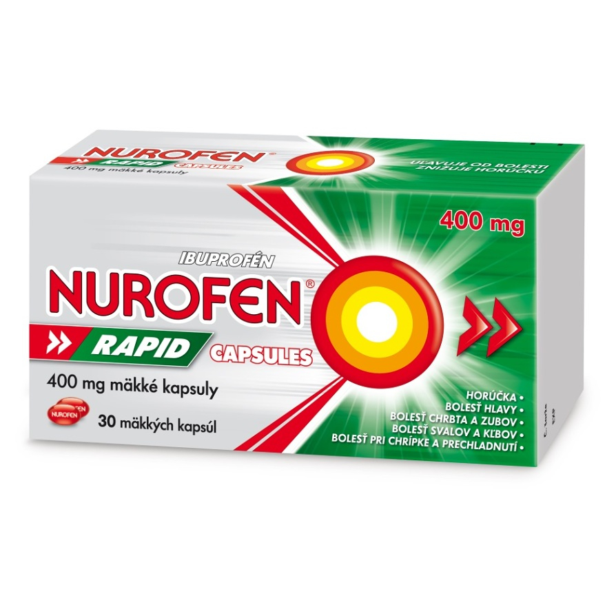 NUROFEN Rapid 400 mg 30 kapsúl kúpite na Mojalekaren.sk
