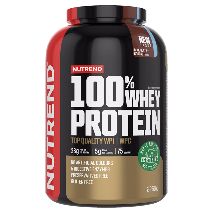 NUTREND 100% Whey proteín čokoláda a kokos 2250 g