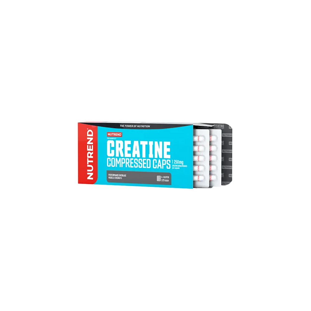 NUTREND Creatine compressed caps bez príchute 120 kapsúl