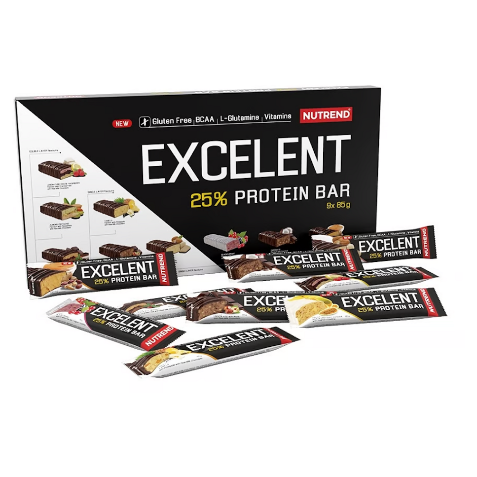NUTREND Excelent proteín bar 9 x 85 g darčekové balenie