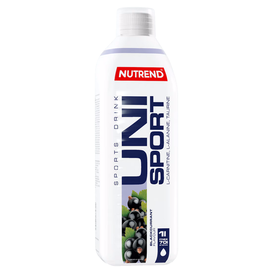 NUTREND Unisport hypotonický športový nápoj čierne ríbezle 1000 ml