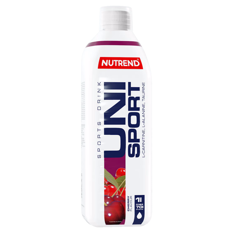 NUTREND Unisport hypotonický športový nápoj cherry 1000 ml