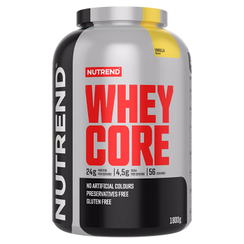 NUTREND Whey core vanilka 1800 g (Srvátkové proteíny)