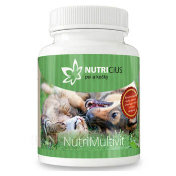 NUTRICIUS NutriMultivit sypký multivitamín pre psov a mačky 100 g