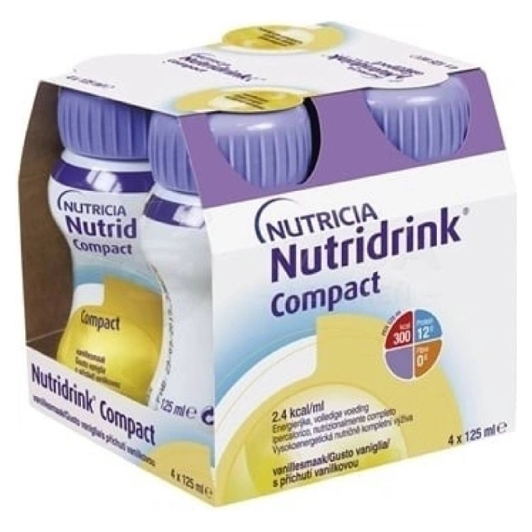NUTRIDRINK Compact s vanilkovou príchuťou 4 x 125 ml kúpite na Mojalekaren.sk