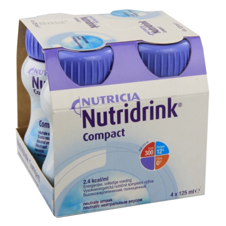 NUTRIDRINK Compact neautrálna príchuť 4 x 125 ml kúpite na Mojalekaren.sk
