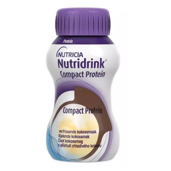 Nutridrink COMPACT PROTEIN s príchuťou chladivého kokosu 24 x 125 ml 3000 ml kúpite na Mojalekaren.sk