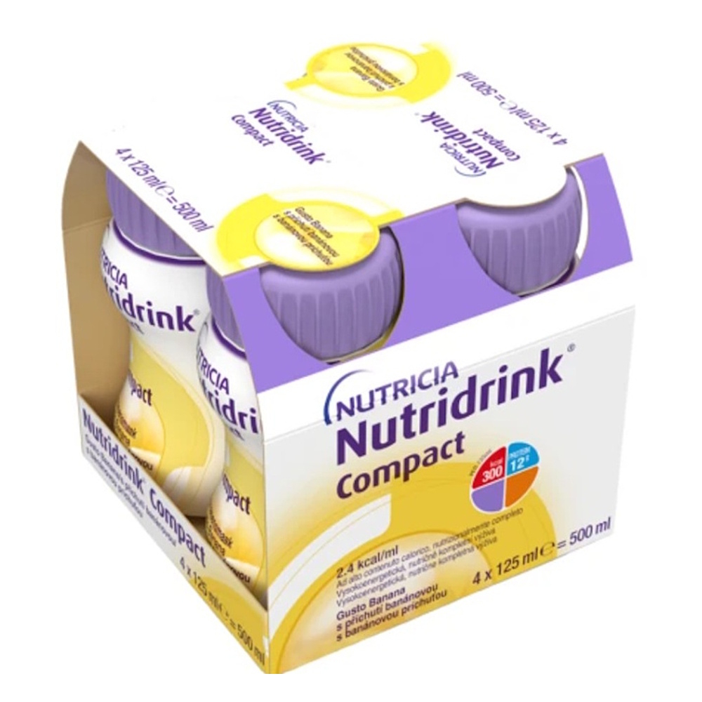 Nutridrink Compact s banánovou príchuťou 4x125ml kúpite na Mojalekaren.sk