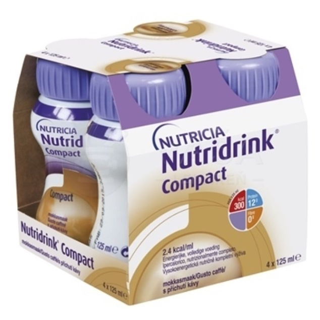 NUTRIDRINK Compact s kávovou príchuťou 4 x 125 ml kúpite na Mojalekaren.sk
