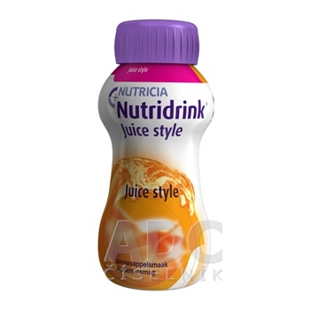 NUTRIDRINK Juice Style s príchuťou pomarančovou 4x200 ml