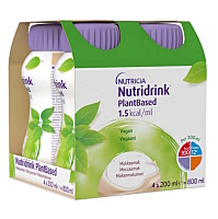 NUTRIDRINK PlantBased s kávovou príchuťou 4 x 200 ml