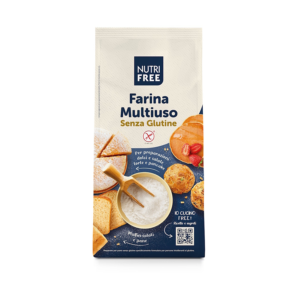 NUTRIFREE Univerzálna zmes bez lepku Multiuso 1 kg